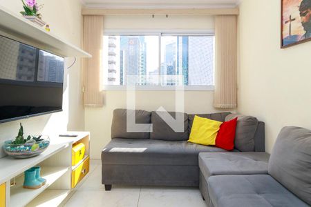 Sala de apartamento para alugar com 2 quartos, 52m² em Cidade Monções, São Paulo