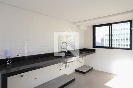 Sala/Cozinha de apartamento à venda com 2 quartos, 63m² em Santo Agostinho, Belo Horizonte