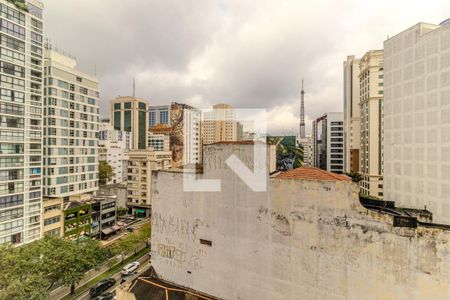 Vista do Studio de kitnet/studio para alugar com 1 quarto, 25m² em Consolação, São Paulo