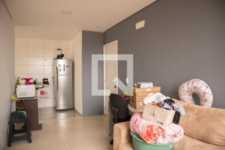 Sala de apartamento para alugar com 2 quartos, 52m² em Loteamento Adventista Campineiro, Hortolândia