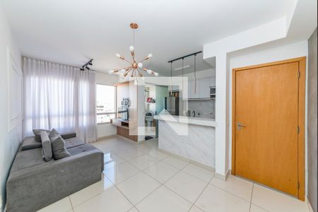 Sala de apartamento à venda com 2 quartos, 70m² em Vila da Serra, Nova Lima