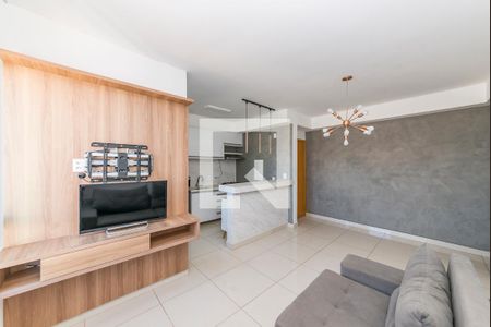 Sala de apartamento à venda com 2 quartos, 70m² em Vila da Serra, Nova Lima