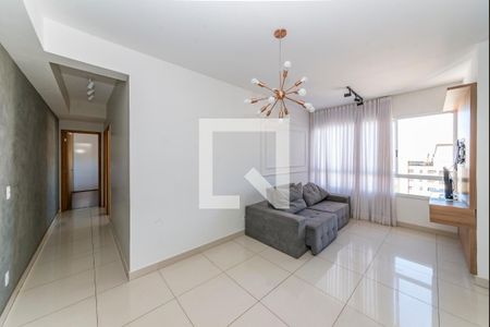 Sala de apartamento à venda com 2 quartos, 70m² em Vila da Serra, Nova Lima