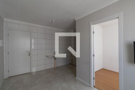 Sala e Cozinha Integrada de apartamento para alugar com 2 quartos, 35m² em Cidade Nova São Miguel, São Paulo