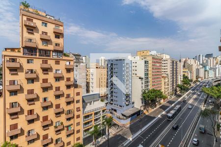 Vista de kitnet/studio para alugar com 1 quarto, 26m² em Consolação, São Paulo