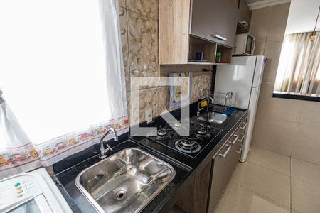 Cozinha de apartamento à venda com 2 quartos, 49m² em Santa Amélia, Belo Horizonte