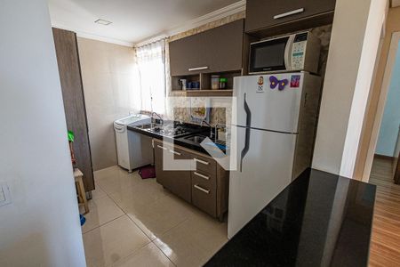 Cozinha de apartamento à venda com 2 quartos, 49m² em Santa Amélia, Belo Horizonte