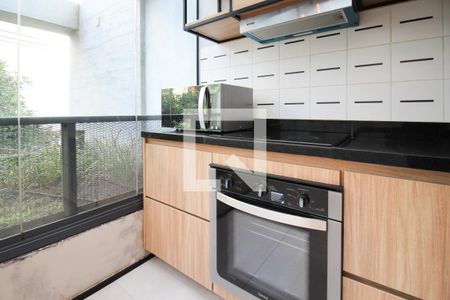 Cozinha de apartamento para alugar com 1 quarto, 36m² em Indianópolis, São Paulo