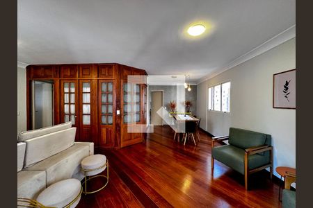 Sala de apartamento à venda com 3 quartos, 117m² em Campo Belo, São Paulo