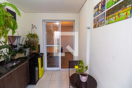 Varanda Sala de apartamento à venda com 2 quartos, 84m² em Vila Yara, Osasco