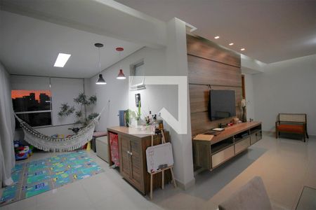 Sala de apartamento à venda com 3 quartos, 106m² em Fernão Dias, Belo Horizonte