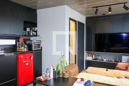 Cozinha de apartamento à venda com 1 quarto, 40m² em Santa Maria, São Caetano do Sul