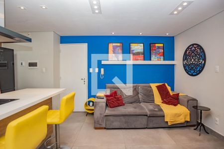 Sala de apartamento à venda com 2 quartos, 57m² em Vila das Merces, São Paulo