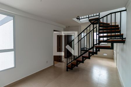 Sala de apartamento à venda com 3 quartos, 98m² em Santa Helena, Belo Horizonte