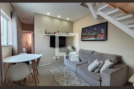 Sala de apartamento para alugar com 2 quartos, 80m² em Vila Junqueira, Santo André