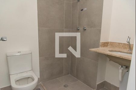 Banheiro de apartamento à venda com 1 quarto, 34m² em Vila Dom Pedro I, São Paulo