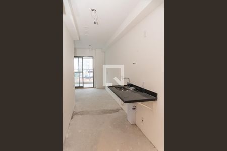 Cozinha de apartamento à venda com 1 quarto, 34m² em Vila Dom Pedro I, São Paulo