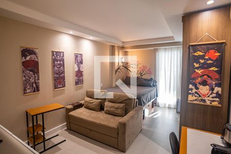 Sala de apartamento para alugar com 1 quarto, 37m² em Flamengo, Rio de Janeiro