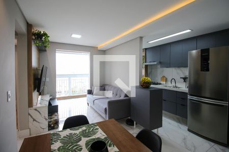 Sala de apartamento à venda com 2 quartos, 46m² em Vila Carmosina, São Paulo