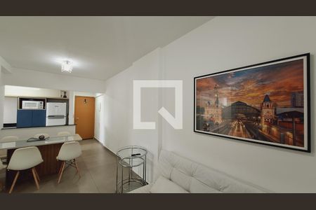 Sala de apartamento para alugar com 2 quartos, 69m² em Boqueirão, Praia Grande