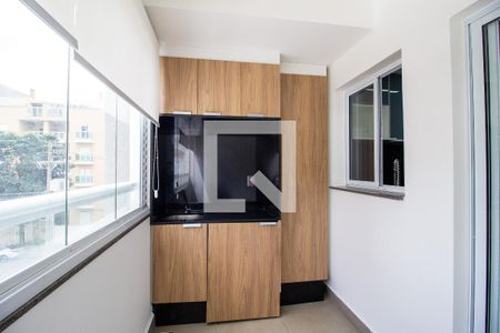 Varanda da Sala de apartamento para alugar com 1 quarto, 56m² em Parque Campolim, Sorocaba