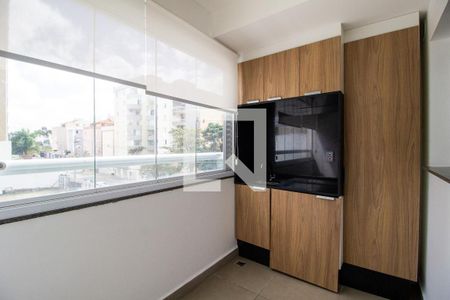 Varanda da Sala de apartamento para alugar com 1 quarto, 56m² em Parque Campolim, Sorocaba