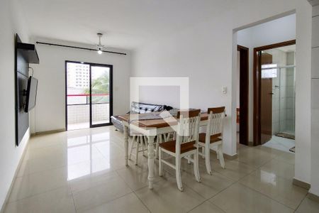 Sala de apartamento para alugar com 1 quarto, 61m² em Guilhermina, Praia Grande