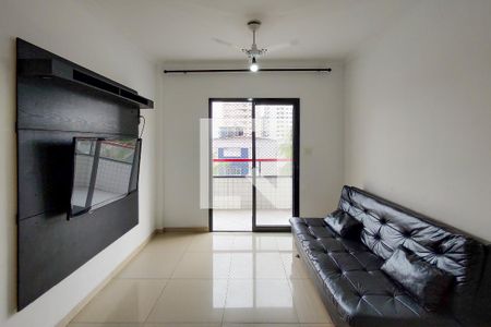 Sala de apartamento para alugar com 1 quarto, 61m² em Guilhermina, Praia Grande