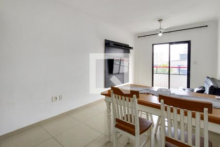 Sala de apartamento para alugar com 1 quarto, 61m² em Guilhermina, Praia Grande