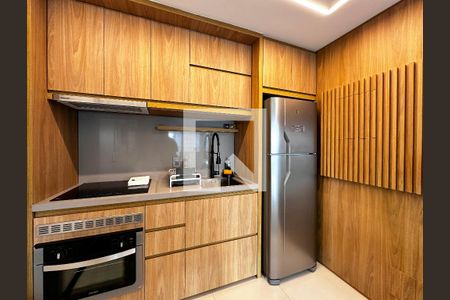 Cozinha de kitnet/studio à venda com 1 quarto, 44m² em Brooklin, São Paulo