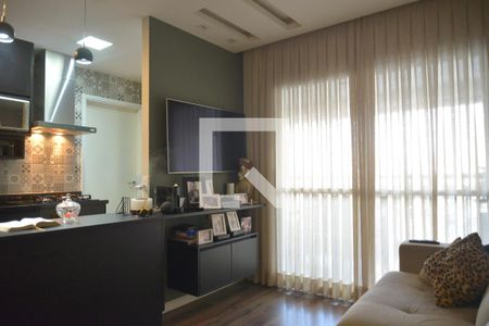 Sala de apartamento à venda com 3 quartos, 88m² em Jardim, Santo André