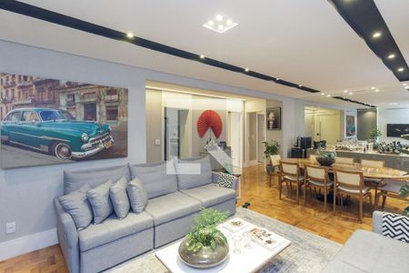 Sala de apartamento à venda com 3 quartos, 148m² em Santa Cecilia, São Paulo