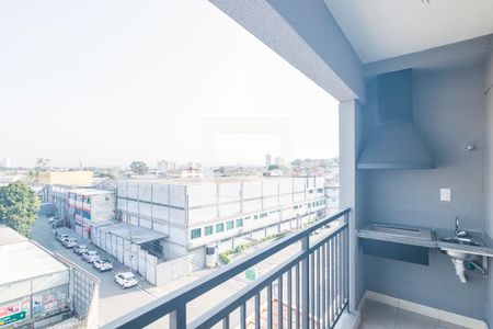 Varanda Gourmet de apartamento à venda com 2 quartos, 59m² em Vila Metalúrgica, Santo André