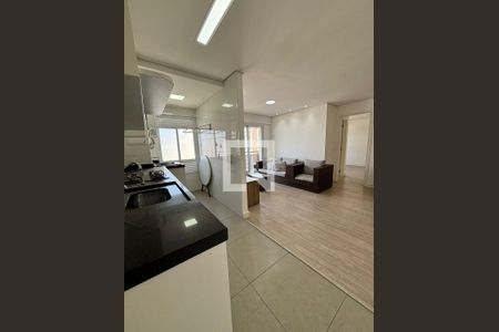 Cozinha de apartamento à venda com 1 quarto, 53m² em Alphaville Industrial, Barueri