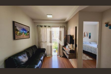 Sala de apartamento para alugar com 2 quartos, 51m² em Jardim Tamoio, Jundiaí