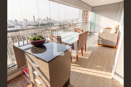 Varanda de apartamento à venda com 2 quartos, 78m² em Quarta Parada, São Paulo