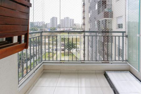 sacada sala de apartamento à venda com 2 quartos, 49m² em Instituto de Previdência, São Paulo