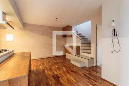 Sala de apartamento à venda com 1 quarto, 128m² em Vila Olímpia, São Paulo