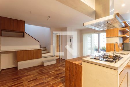 Sala de apartamento à venda com 1 quarto, 128m² em Vila Olímpia, São Paulo