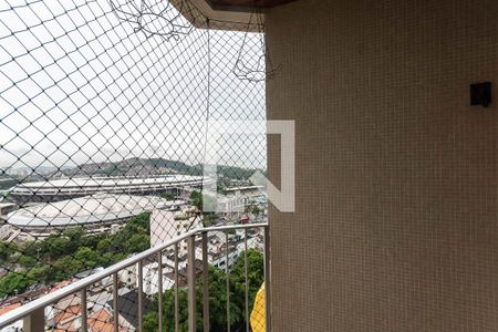 Varanda da Sala de apartamento para alugar com 3 quartos, 110m² em Maracanã, Rio de Janeiro