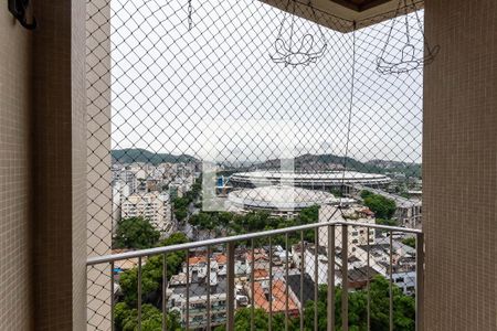 Varanda da Sala de apartamento para alugar com 3 quartos, 110m² em Maracanã, Rio de Janeiro