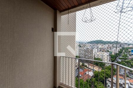 Varanda da Sala de apartamento para alugar com 3 quartos, 110m² em Maracanã, Rio de Janeiro