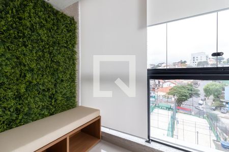 Varanda da Sala de apartamento à venda com 2 quartos, 60m² em Parque Peruche, São Paulo