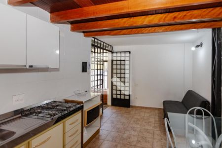 Sala/Cozinha de apartamento para alugar com 1 quarto, 36m² em Campo Belo, São Paulo