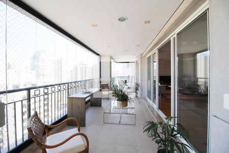 Varanda Sala de apartamento à venda com 4 quartos, 316m² em Planalto Paulista, São Paulo