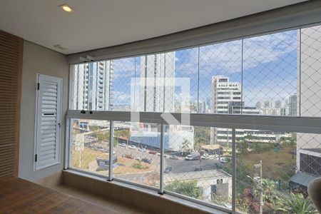 Sacada de apartamento à venda com 3 quartos, 86m² em Vila da Serra, Nova Lima