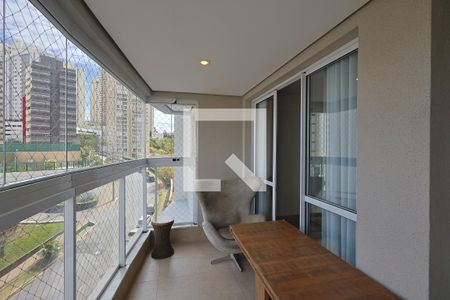 Sacada de apartamento à venda com 3 quartos, 86m² em Vila da Serra, Nova Lima