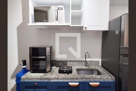 Cozinha de apartamento à venda com 1 quarto, 19m² em Santa Paula, São Caetano do Sul