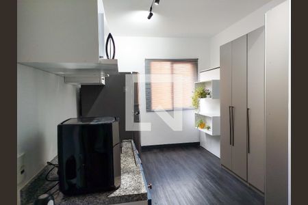 Quarto/Cozinha de apartamento para alugar com 1 quarto, 19m² em Santa Paula, São Caetano do Sul