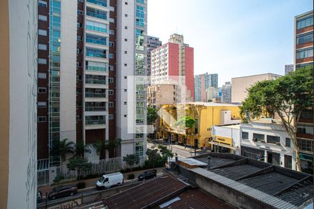 Vista do Quarto de apartamento à venda com 1 quarto, 26m² em Bela Vista, São Paulo